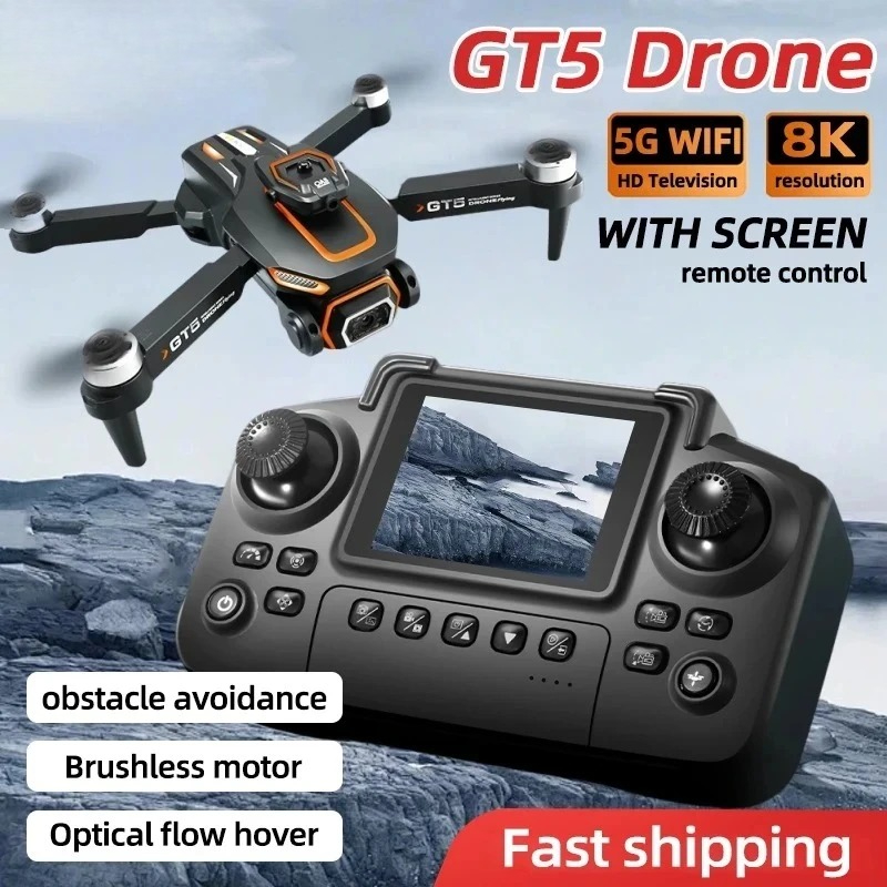 Drone Camera Wide Angle - โดรน OriginalGT5 Mini 4K HD เลนส์คู่