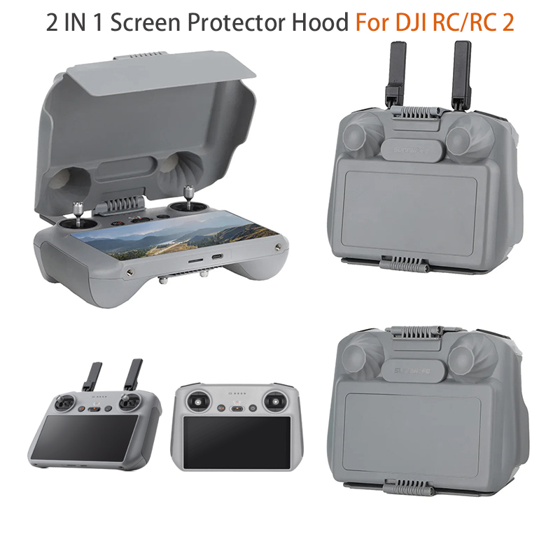 Dji Drone Air 3 - ฝาครอบป้องกันหน้าจอสำหรับ DJI rc/rc 2, ปลอกป้องกันม่านบังแดดควบคุมระยะไกลสำหรับ DJI