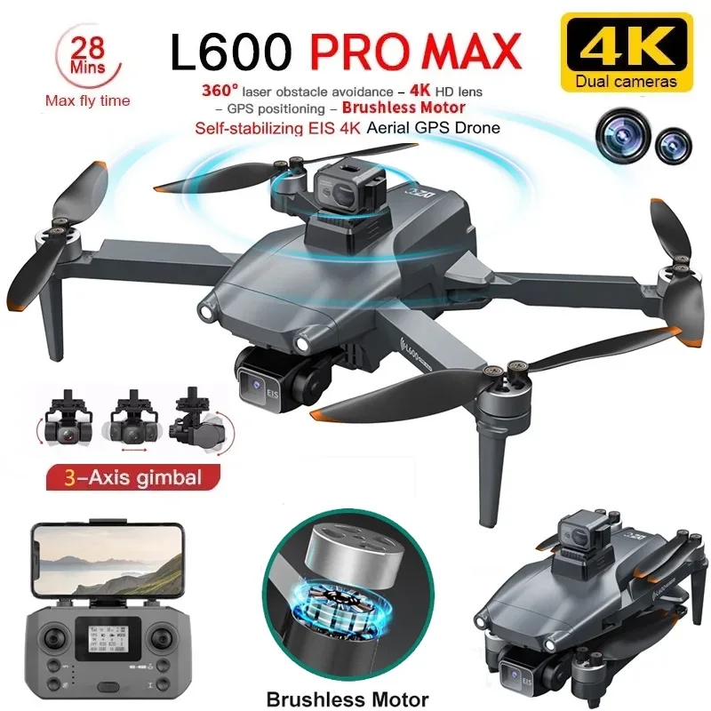 L600 PRO MAX GPS Drone Profess - Drone Camera Lens บทวิจารณ์และราคา