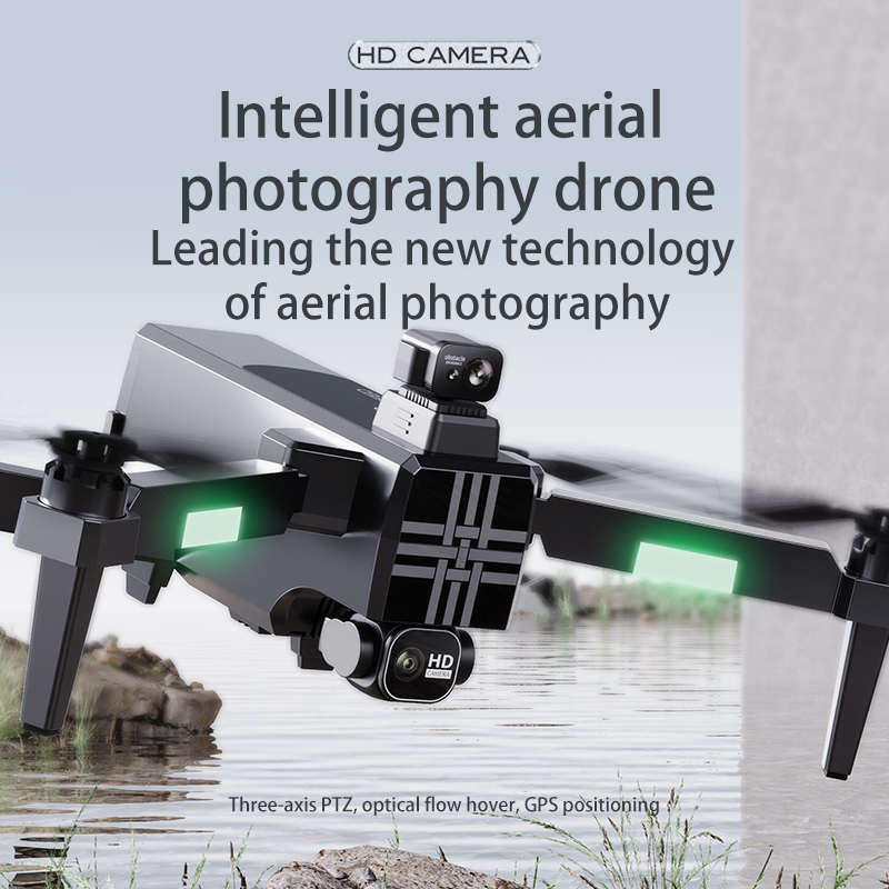 โดรน A380 4K HD สามแกนกันสั่นแ - Drone Camera Lens บทวิจารณ์และราคา