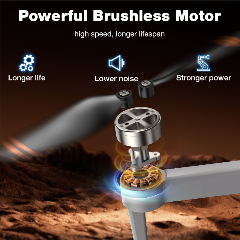 โดรนรุ่นใหม่ L017 Pro Brushles - Drone Camera Lens บทวิจารณ์และราคา